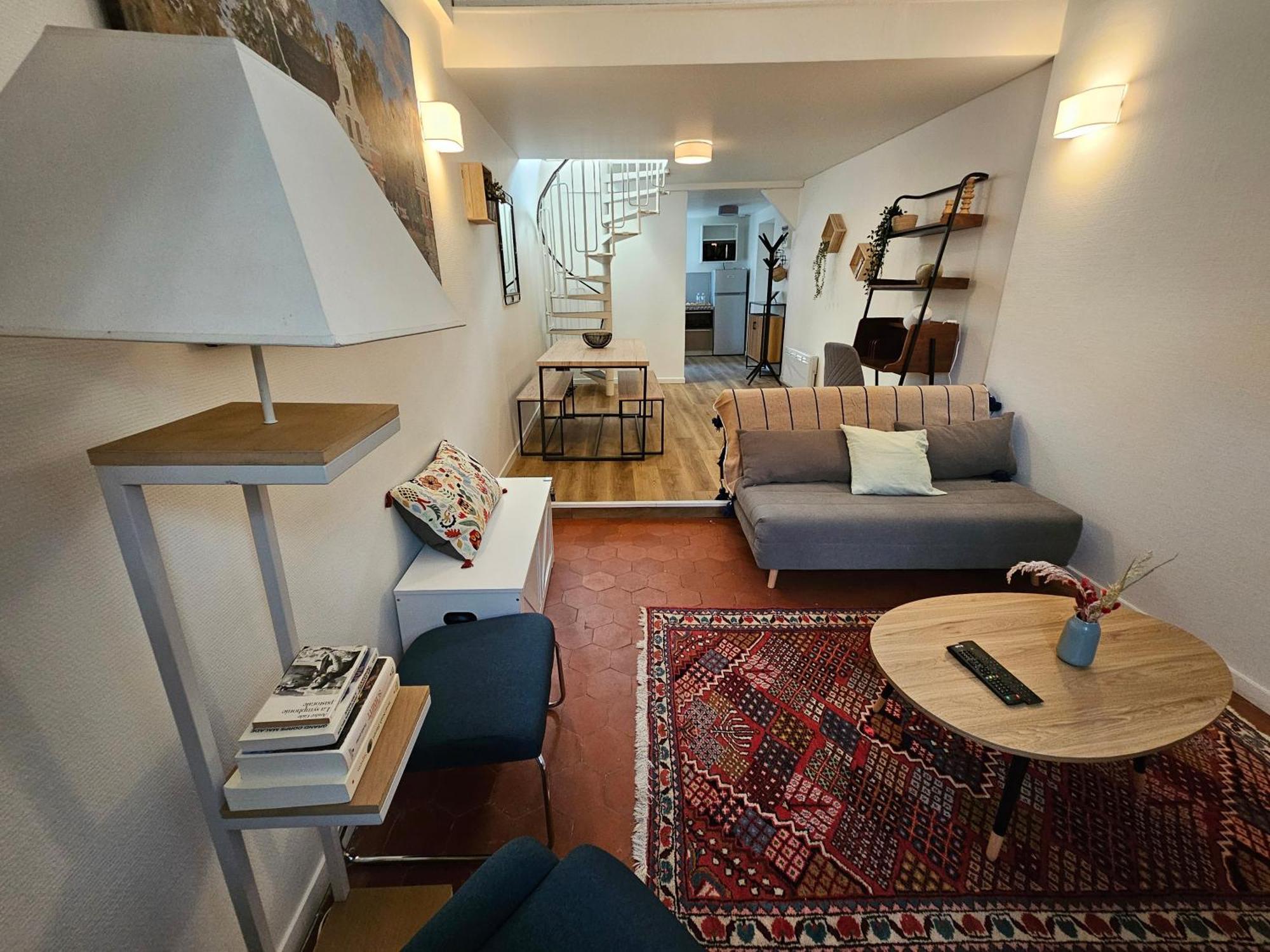 Charmant Duplex Au Coeur De Vernon Proche Gare Et Giverny Dış mekan fotoğraf